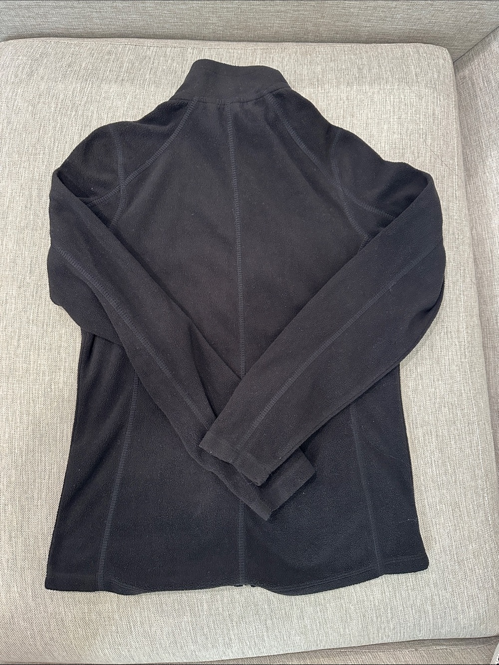 Women's Kaiser Permanente Black Full-Zip Fleece Jacket Size XS - Picture 8 of 13